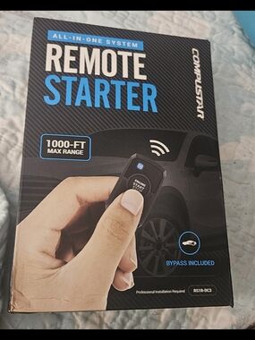 Compustar Remote Starter - Black with Blue Accents
